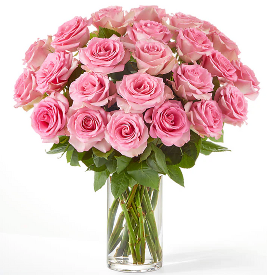 Valentine's Day Blush of Love in a Vase