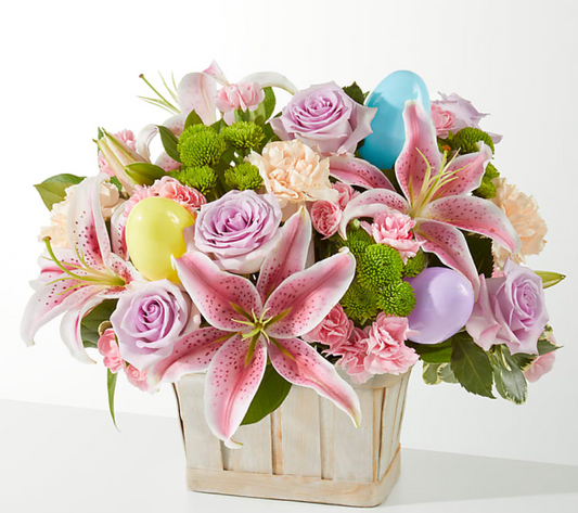 Eggcellent Blooms Basket