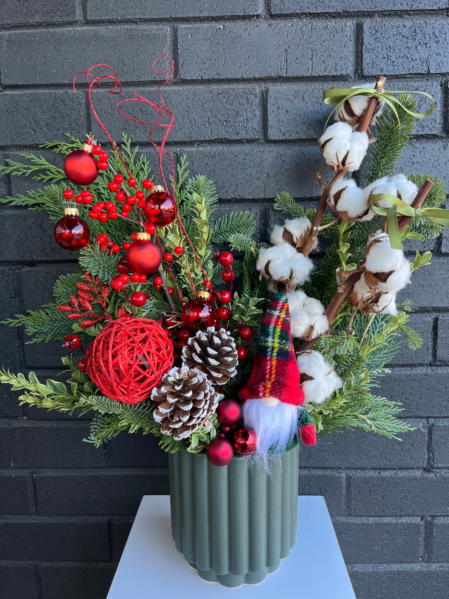 Gnome for the Holidays Centerpiece
