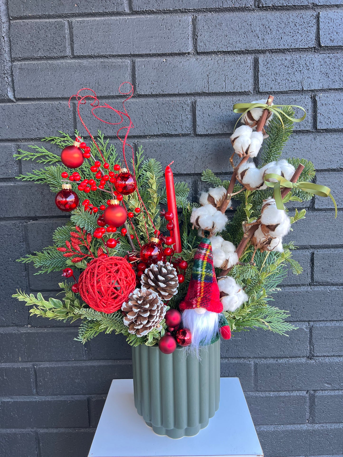 Gnome for the Holidays Centerpiece
