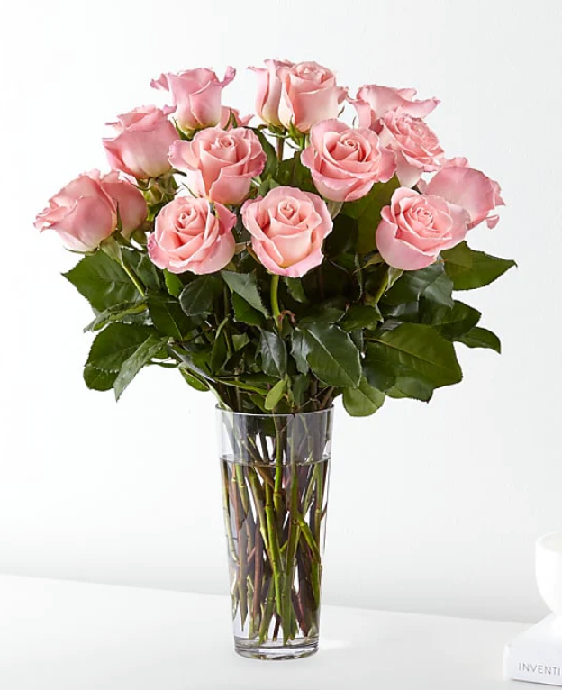 Valentine's Day Blush of Love in a Vase