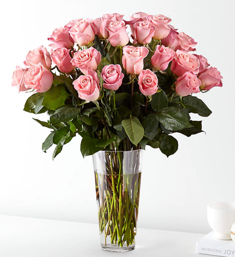 Valentine's Day Blush of Love in a Vase